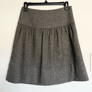 Club Monaco wool silvery skirt